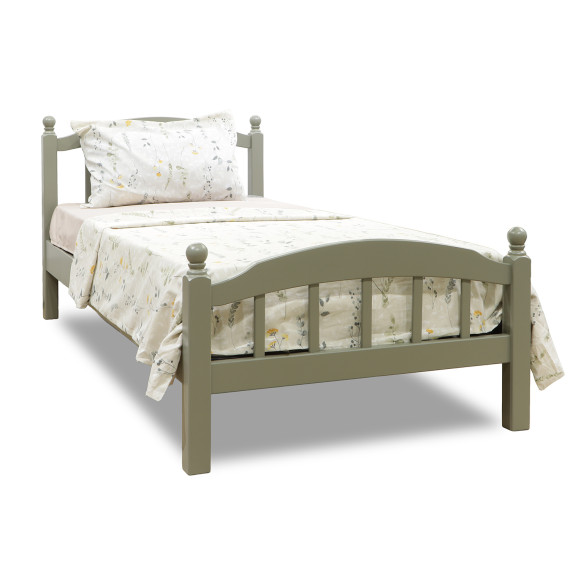 საწოლი HOBEL V-LANA-03 WOOD 90X200 7003 MOSS GREY (3)