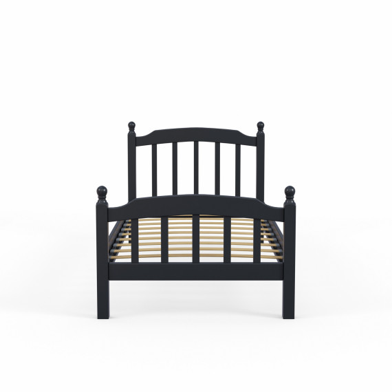 საწოლი HOBEL V-LANA-03 WOOD 90X200 7021 BLACK GREY (3)