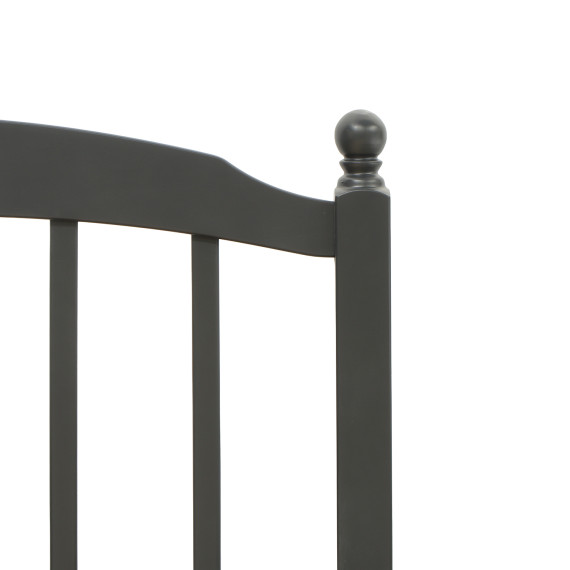 საწოლი HOBEL V-LANA-03 WOOD 90X200 7021 BLACK GREY (3)