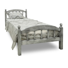 bed HOBEL V-LANA-03 WOOD 90X200 ANTIK GREY (3)