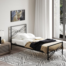 bed HOBEL WMX-B-102 90x200 BLACK METAL (3)