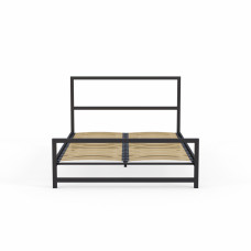 bed HOBEL WMX-B-103 140X200 METAL BLACK/BLACK (3)