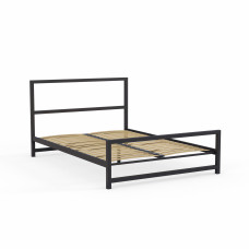 bed HOBEL WMX-B-103 140X200 METAL BLACK/BLACK (3)