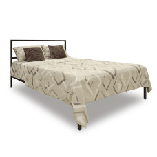bed HOBEL WMX-B-103 140X200 METAL BLACK/BLACK (3)