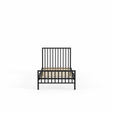 საწოლი HOBEL WMX-B-92 90x200 METAL BLACK/BLACK (3)