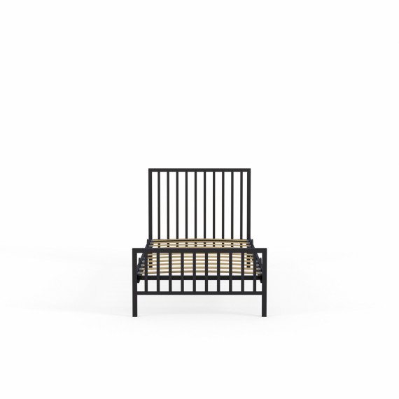 საწოლი HOBEL WMX-B-92 90x200 METAL BLACK/BLACK (3)