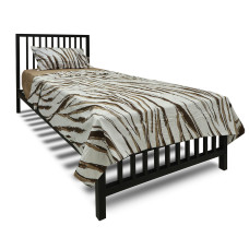 bed HOBEL WMX-B-92 90x200 METAL BLACK/BLACK (3)