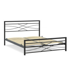 кровать HOBEL WMX-B-97 160x200 METAL BLACK (3)