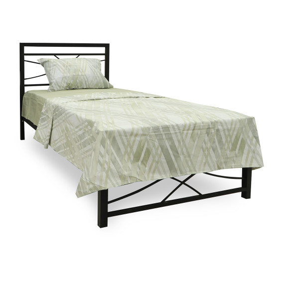 საწოლი HOBEL WMX-B-97 90x200 METAL BLACK/BLACK (3)