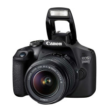 ციფრული ფოტოკამერა CANON EOS 2000D EF-S 18-55 IS II KIT (BK)