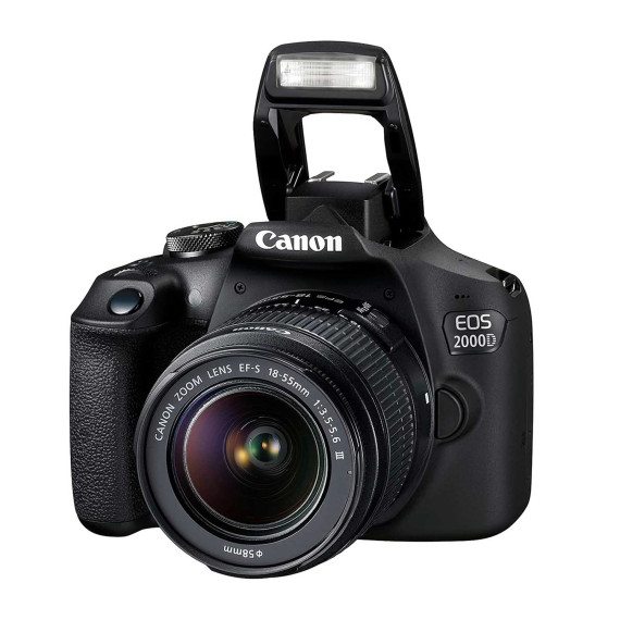 ციფრული ფოტოკამერა CANON EOS 2000D EF-S 18-55 IS II KIT (BK)