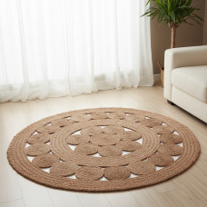 ხალიჩა KOOPMAN 120CM BRAIDED JUTE ROUND