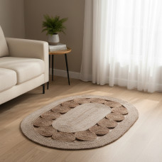 ხალიჩა KOOPMAN 80X50CM TRESSED OVAL