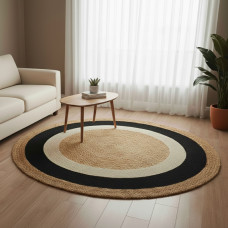 ხალიჩა KOOPMAN COTTON ROUND JUTE D120CM