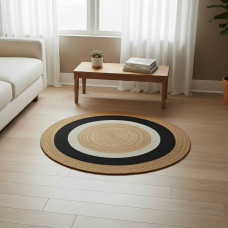 ხალიჩა KOOPMAN COTTON ROUND JUTE D90CM