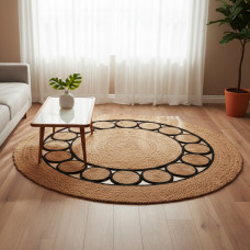 ხალიჩა KOOPMAN ROUND BRAIDED JUTE