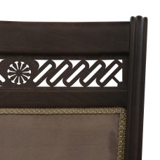 chair HOBEL A04A NEW BROWN PIGMENNT VIVALDI 22 (1)