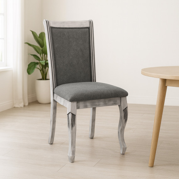 სკამი HOBEL A09A ANTIK GREY BONCHUK 24 (1)