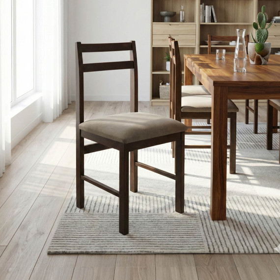 სკამი HOBEL A092A BROWN PIGMENT VIVALDI 5 (1)