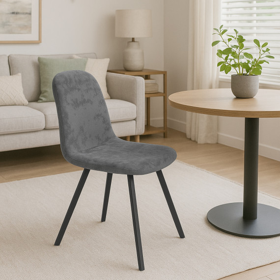 სკამი HOBEL LAMDREV 6.2 DARK GREY MONACO 15