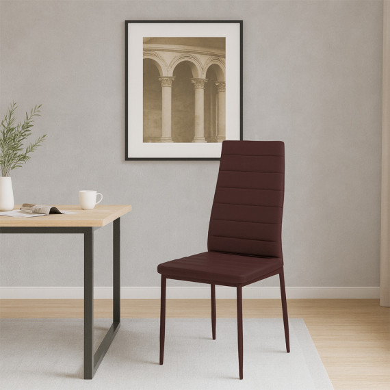 სკამი DGAMI METAL BROWN G69