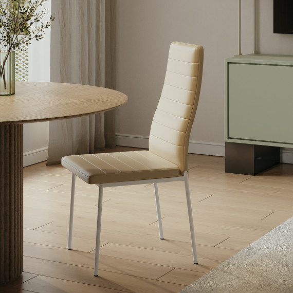 სკამი DGAMI METAL CREAM G69