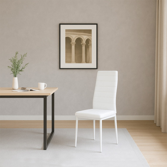 სკამი DGAMI METAL WHITE G69