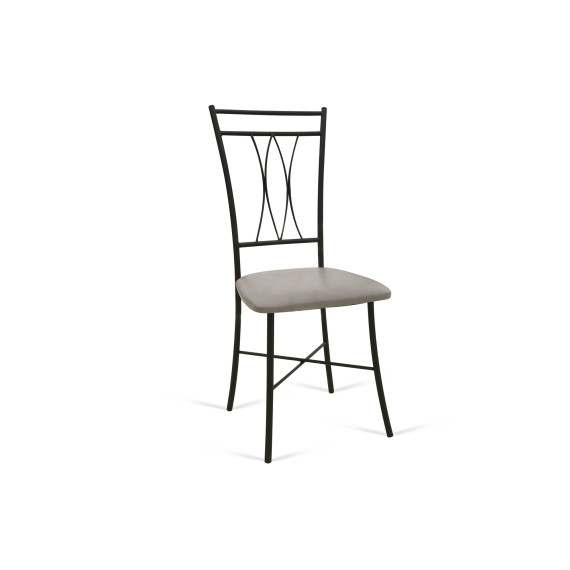 стул HOBEL NIZZA BLACK METAL 163 GREY (1)