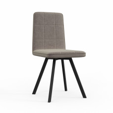 chair HOBEL ROM D METAL BLACK/CAPPUCCINO LEONARDO 4 (1)