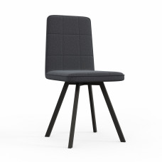 chair HOBEL ROM D METAL BLACK/ DARK GREY LEONARDO 15 (1)