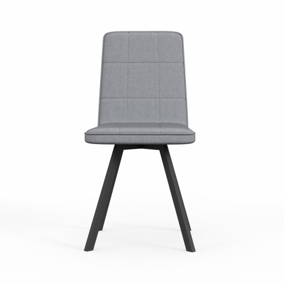 სკამი HOBEL ROM D METAL BLACK//GREY LEONARDO 13 (1)