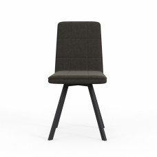 chair HOBEL ROM D METAL BLACK//BROWN LEONARDO 6 (1)