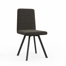 chair HOBEL ROM D METAL BLACK//BROWN LEONARDO 6 (1)