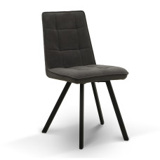 სკამი HOBEL ROM D METAL BLACK/ DARK GREY LEONARDO 15 (1)