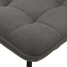 chair HOBEL ROM D METAL BLACK/ DARK GREY LEONARDO 15 (1)