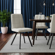 chair HOBEL ROM D METAL BLACK//GREY LEONARDO 13 (1)