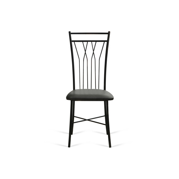 სკამი HOBEL WMX-CH-81 METAL BLACK/GREY (1)