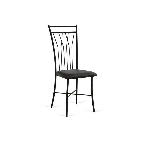 სკამი HOBEL WMX-CH-81 METAL BLACK/GREY (1)