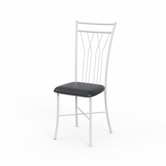 სკამი HOBEL WMX-CH-81 METAL WHITE/BLACK (1)