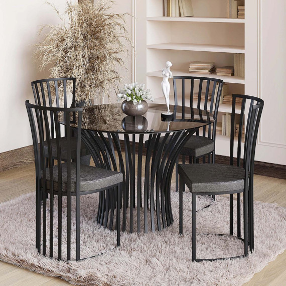 სკამი HOBEL WMX-CH-86 BLACK/ GREY (1)