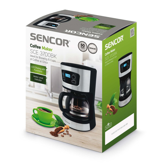 кофеварки капельные SENCOR SCE 3700BK