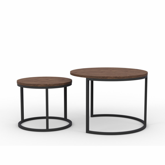 ჟურნალის მაგიდა HOBEL EX-B22 METAL BLACK/ K090 (2)