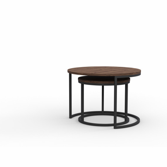 ჟურნალის მაგიდა HOBEL EX-B22 METAL BLACK/ K090 (2)