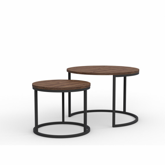 ჟურნალის მაგიდა HOBEL EX-B22 METAL BLACK/ K090 (2)