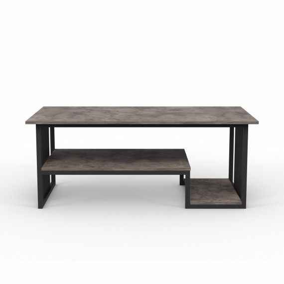 ჟურნალის მაგიდა HOBEL ML-ARM99 METAL BLACK/ K539 (1)