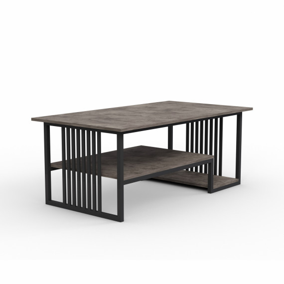 ჟურნალის მაგიდა HOBEL ML-ARM99 METAL BLACK/ K539 (1)