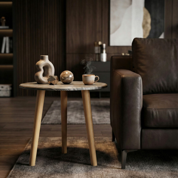 ჟურნალის მაგიდა HOBEL MANHATTAN 48X48X42 -556 (1)