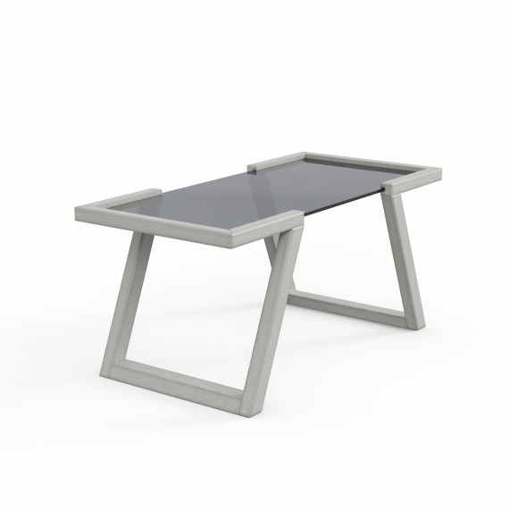 ჟურნალის მაგიდა HOBEL MIA GLASS ANTIC GREY (2)