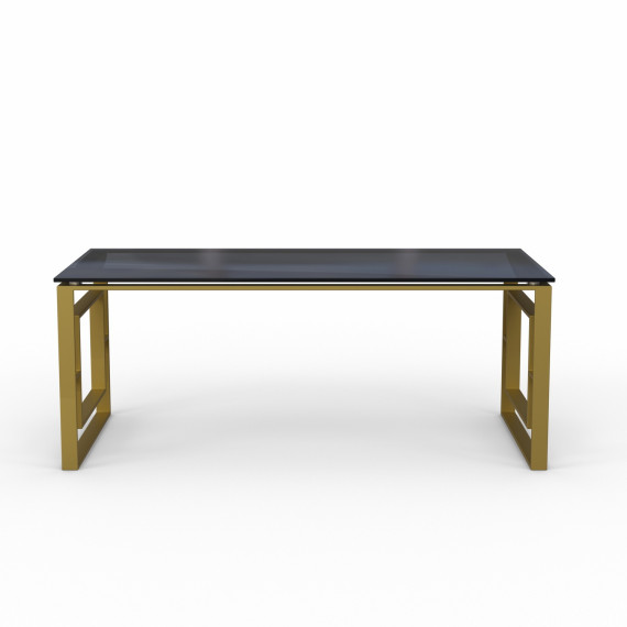 ჟურნალის მაგიდა HOBEL MIRAGE GOLD METAL/BLACK GLASS (1)