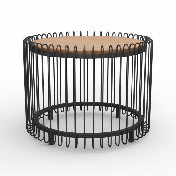 coffee table HOBEL SABINE M-60 F597 BLACK KAJURA AREX (1)